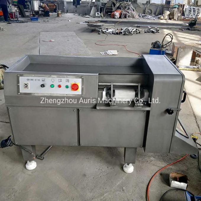 Rindfleisch-Hammelfleisch-Fleisch-Gemüse-Schneider des Schweinefleisch-300-500kg/H, der Frischfleisch-gefrorene Fleisch-Schneidmaschinen-Schneidemaschine schneidet