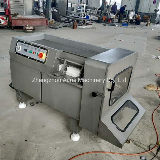 Rindfleisch-Hammelfleisch-Fleisch-Gemüse-Schneider des Schweinefleisch-300-500kg/H, der Frischfleisch-gefrorene Fleisch-Schneidmaschinen-Schneidemaschine schneidet