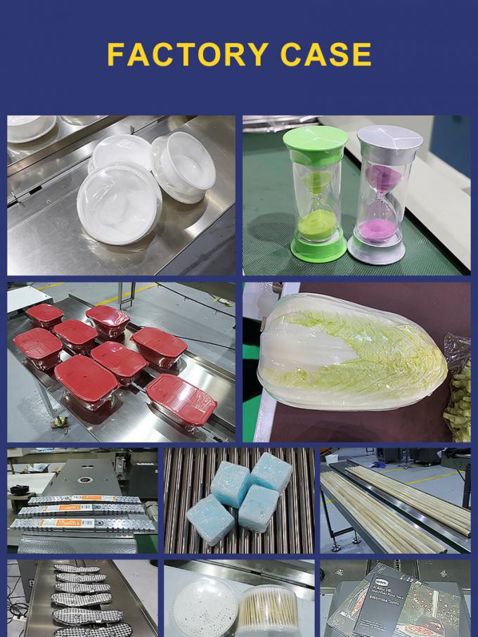 Volle automatische Pizza-Fluss-Satz-Brot-Süßigkeits-Seifen-Masken-Gemüsekissen-Verpackungsmaschine