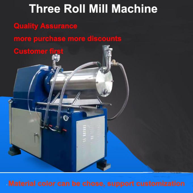Drei Rollen-dreifache Rollen-Schleifmaschine-oder Schokoladen-Schleifer-Ink Roll Dyeing-Maschine 4