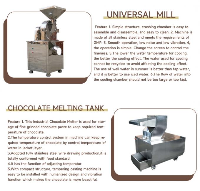 Schokolade 500kg H, die niederlegende Maschine Maschinen-kleine Mini Chocolates mildert 7