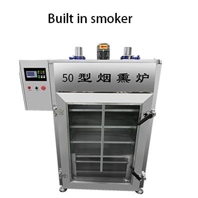 Reihe des Fleisch-Sus304 der Rauchmaschine-50kg lufttrocknete die Fische, die Oven House rauchen