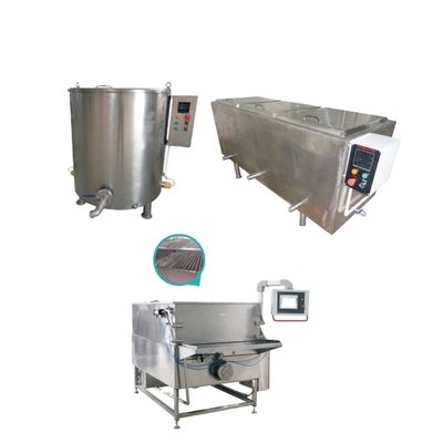 Schokoladen-Schmelztiegel-Nahrungsmittelschokoladen-Galvaniseur-Maschine 100L 1000L