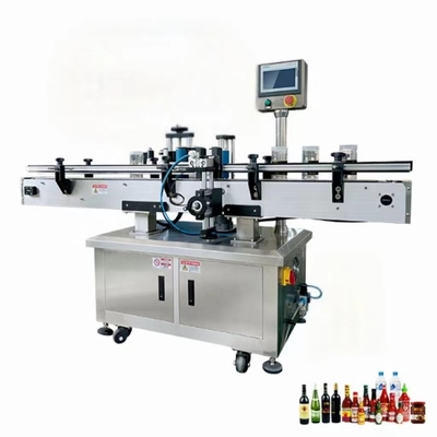Automatischer Aufkleber-Hochgeschwindigkeitsetikettierer ringsum Glasflaschen-Etikettiermaschine für Lebensmittelindustrie