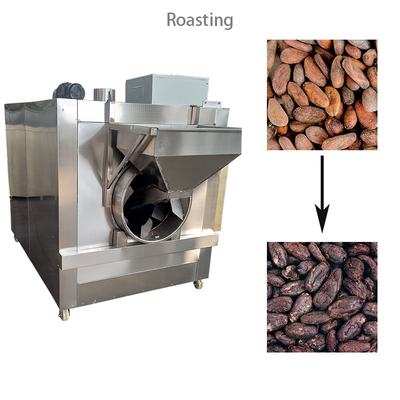 ACP-Kakaopulver, welches die Maschine 200kg H Kakao Bean Roaster Machine abziehend herstellt
