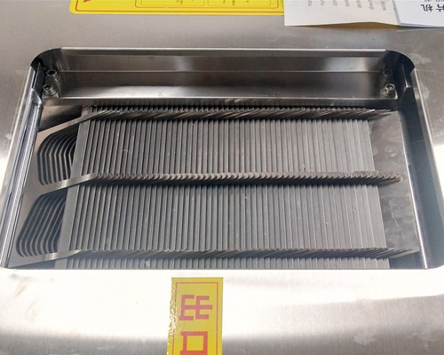 Doppelte Schlitz-Fisch-Werkzeugmaschine-abgeschrägter Leisten-Maschinen-Restaurant-Gebrauch