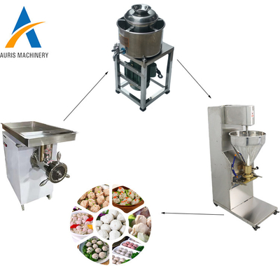 Vertikaler automatischer Fisch-Verarbeitungs-Ausrüstungs-Fisch-Ball, der Maschine bildet