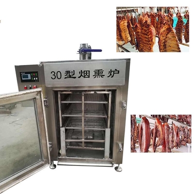 Des Edelstahl-304 Reihen-Speck Fleisch-trocknete rauchender des Ofen-30kg Wurst-Rauch-Haus