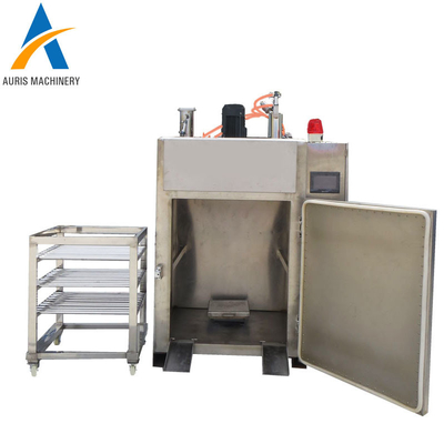 Reihen-Fisch-Trockenofen der PLC-Handelsfisch-Rauchmaschine-304ss 150kg
