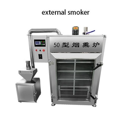 Reihe des Fleisch-Sus304 der Rauchmaschine-50kg lufttrocknete die Fische, die Oven House rauchen