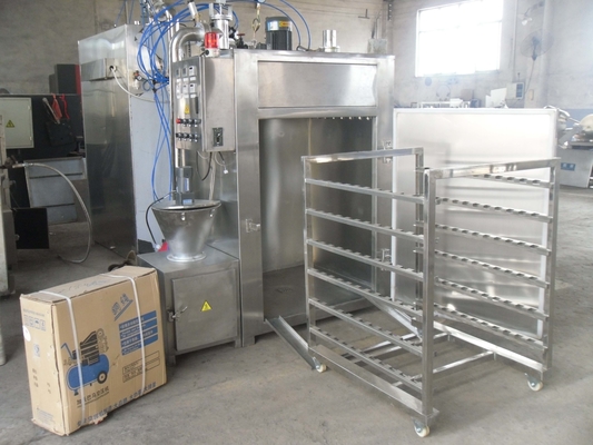 der Reihen-100kg Futterfisch-Rauchmaschine Fleisch-der Rauchmaschine-30kw