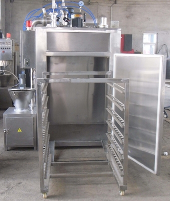 der Reihen-100kg Futterfisch-Rauchmaschine Fleisch-der Rauchmaschine-30kw