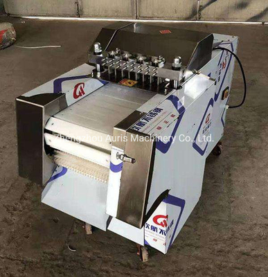 Schneidmaschinen-Fleisch-Schneidemaschine-Knochen-automatische Brathühnchen-Würfel-Schneidemaschine