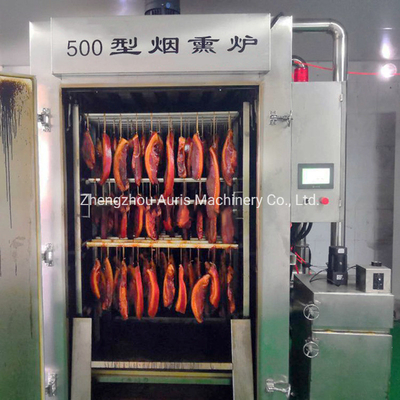 Steak-Fleisch-Rauchmaschine-Hieb-Lamm versieht elektrische Fisch-Rauchmaschine mit Rippen