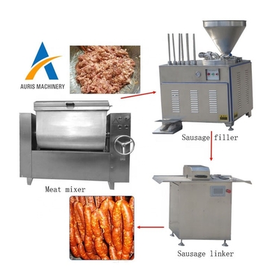 Edelstahl-Fischfilet-Schneidemaschine-Klistier-Wurst-Fertigungsstraße