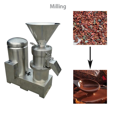 Kakaopulver-Fertigungsstraße 24kw Bean To Bar Chocolate Machine 200kg