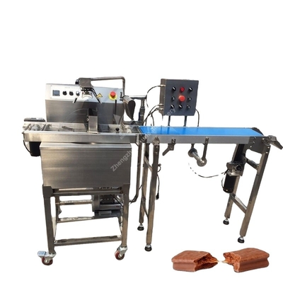 Schokoladenerzeugungs-Maschinen-Beschichtung 15kg 30kg 60kg, die Maschine für Waffer-Plätzchen bedeckt