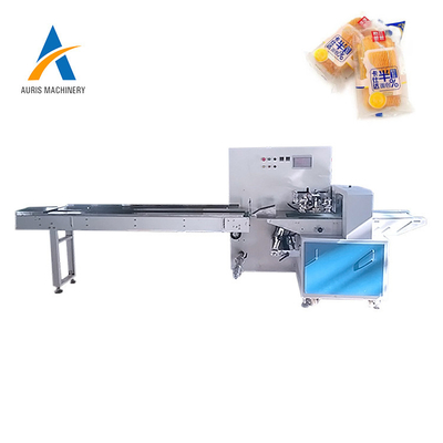 Intelligente volle automatische Kissen-Verpackungsmaschine LCD zeigen PLC-Steuerung an