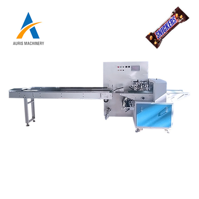 Intelligente volle automatische Kissen-Verpackungsmaschine LCD zeigen PLC-Steuerung an