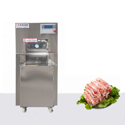 Gefrorene Rindfleisch-Rollenstück-Schneider-Maschine kühlte das Hammelfleisch, das einfrierendes 550w hackt