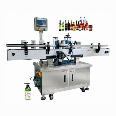 Automatischer Aufkleber-Hochgeschwindigkeitsetikettierer ringsum Glasflaschen-Etikettiermaschine für Lebensmittelindustrie