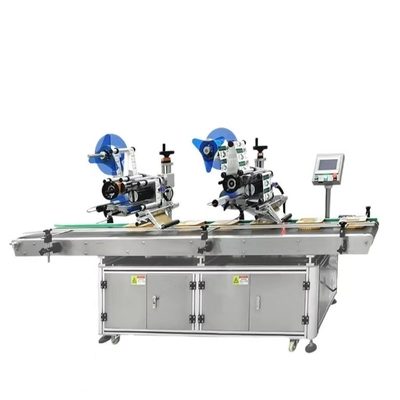 Automatische flache Etikettiermaschinen verdoppeln Etikettiermaschine der Gemüsefrischhaltefolie