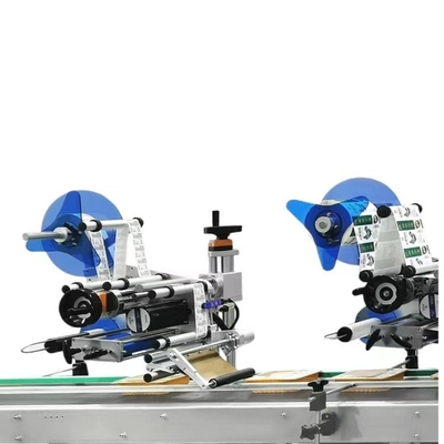 Automatische flache Etikettiermaschinen verdoppeln Etikettiermaschine der Gemüsefrischhaltefolie