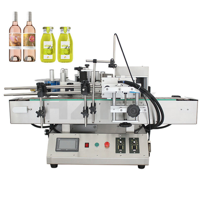 Automatische Tabellen-Art kleiner runde Flaschen-Aufkleber-Etikettiermaschine des ätherischen Öls