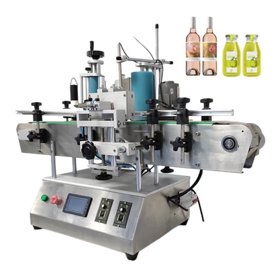Automatische Tabellen-Art kleiner runde Flaschen-Aufkleber-Etikettiermaschine des ätherischen Öls