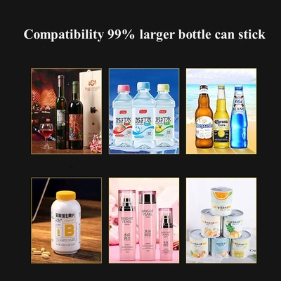 Automatischer Etikettiermaschineflaschenaufkleberapplikator der Aufkleberflasche für Plastikglasbehälter