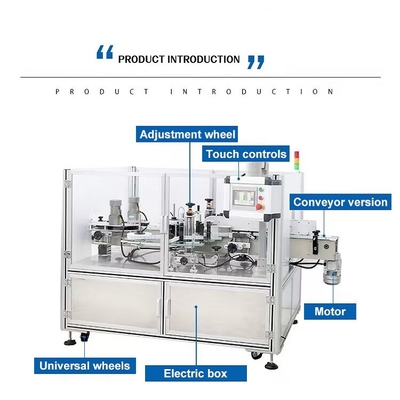 Automatischer Antibesetzer-Aufkleber-kosmetisches Etikettiermaschine klebender Applikatorn-Kasten-Etikettiermaschine
